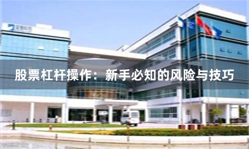 股票杠杆操作：新手必知的风险与技巧