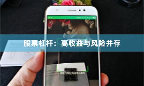 股票杠杆：高收益与风险并存